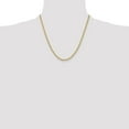 thumbnail image 2 of Diamond2Deal 14K Yellow Gold 3.3 mm Regular Rope Chain Necklace for Women 20", 2 of 7