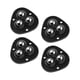 thumbnail image 5 of 4 ruedas giratorias de pasta, ruedas universales, ruedas giratorias, ruedas giratorias Negro, 5 of 9