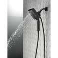 thumbnail image 6 of 4-Spray H2OkineticÂ® In2itionÂ® Two-in-One Shower in Matte Black 58473-BL, 6 of 13