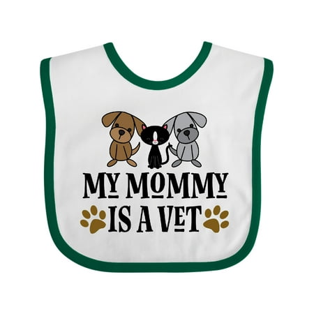 

Inktastic Veterinarian Mommy is a Vet Gift Baby Boy or Baby Girl Bib