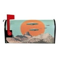 thumbnail image 2 of Yayeee Mailbox Cover Magnetic Large Size Post Box Cover Wrap Decor, Retro UFO, 2 of 9