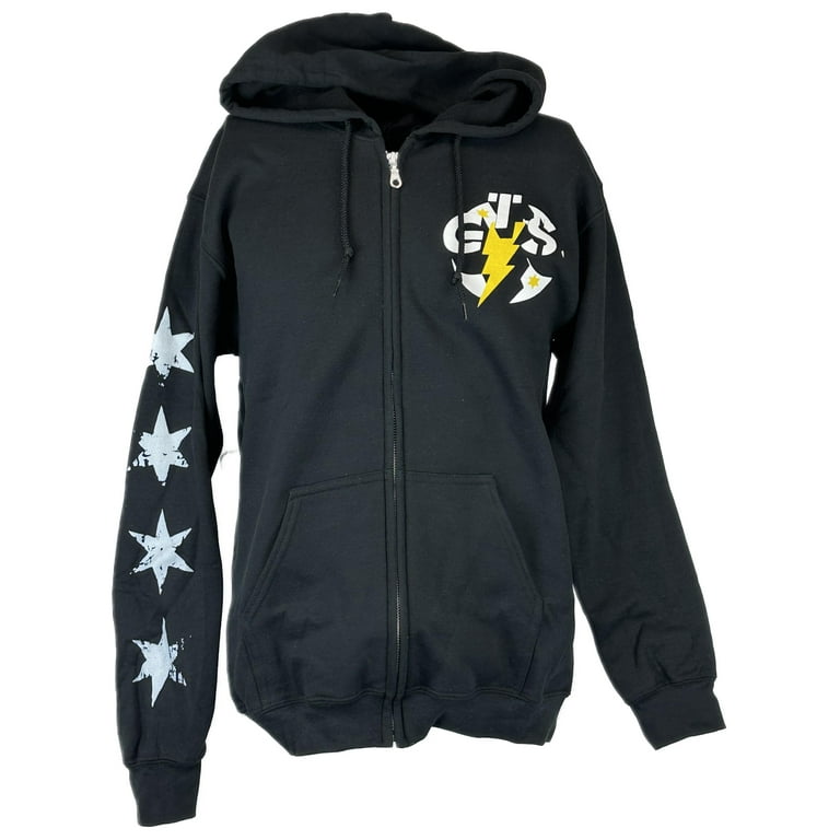 CM Punk GTS Best In The World Mens Zipper Hoody Sweatshirt XL