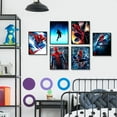 thumbnail image 4 of Spider Posters - Themed Art Paintings Set of 6 8" X 10" Frameless Posters Canvas Art Posters Cartoon Posters Kids Boys Birthday Gifts Playroom Decor Art Prints Art Wall Decor Posters Home Decor, 4 of 4