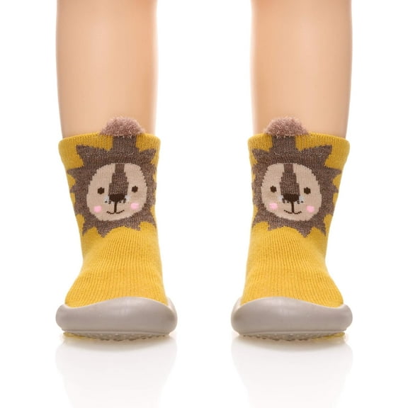 Baby Shoes Toddler Boys Girls First Walking Socks Shoes Non-Skid Slipper Indoor Floor Sneakers for Unisex Newborn Infants