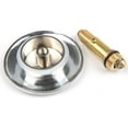 thumbnail image 4 of Brass Drain Plug, Pop Click Click Chrome Polished Brass Bathroom Sink Drain Plug, 4 of 5