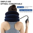 thumbnail image 4 of Pinched Nerve Neck Stretcher Cervical Traction Device 3 Tube Quick Inflate Neck Stretcher Collar Instant, 4 of 6