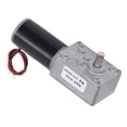 thumbnail image 3 of Speed Reduction Motor, Reversible Self Locking Worm Motor 634JSX-31ZY Aluminum Alloy Shell DC24V Low Noise Multifunctional  for Intelligent Robots 30RPM,40RPM,50RPM,60RPM,80RPM, 3 of 7