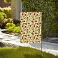 thumbnail image 2 of Sigee Cherries and Ladybirds for Live Happy Decorative Small Garden Flag,Double Sided Yard Flags Holiday Garden Flags for All Seasons, 2 of 9