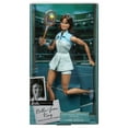 thumbnail image 7 of Barbie Inspiring Women Series Billie Jean King Collectible Doll, Approx. 12-in, Wearing Tennis Dress and Accessories, 7 of 7