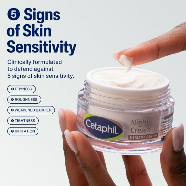Cetaphil Healthy Renew Night Cream for Sensitive Skin with Anti