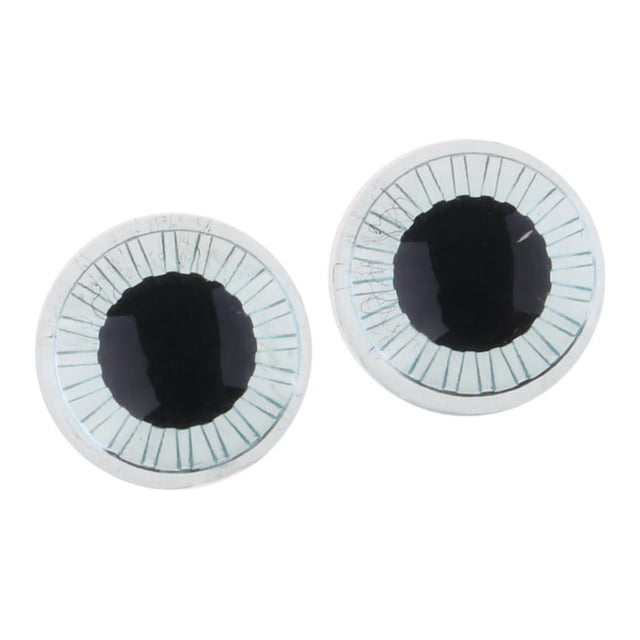 Par de piezas de plástico para ojos, chips para ojos, bricolaje, para muñecas Blythe Azul claro Sunnimix muñecas chips para ojos