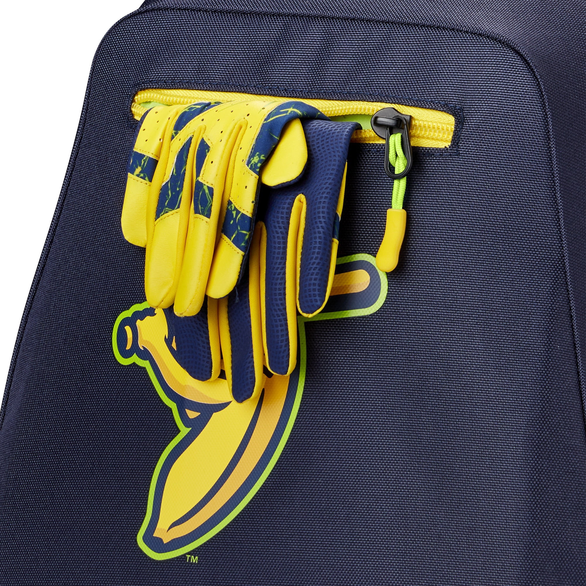 Louisville Slugger Savannah Bananas Powerized Stick Baseball Bag - Yellow/Navy, Holds Up to 2 Bats