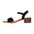 thumbnail image 3 of Capa de Ozono Sandalia Con Tacón Bajo , Casual Formal Para Mujer Negro En Tipo Ante 020D0B negro 26 Capa De Ozono 020D0B, 3 of 5