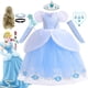 thumbnail image 2 of Vestido de princesa de Disney, disfraz de Cenicienta, disfraz de fiesta de cumpleaños, Vestidios, ropa para niñas, vestidos de noche de carnaval, 3T (etiqueta 110) Gao Jinjia LED, 2 of 2