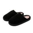 thumbnail image 5 of Nilvkv House Slippers, Closed Toe Sandals, Fashion Casual Men And Women Couples Solid Color Interior Warm Winter Home Slippers, 5 of 6