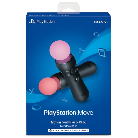 Sony PlayStation Move motion controller - Move motion controller - wireless (pack of 2) - for Sony PlayStation 4