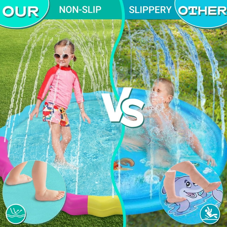 Niubya 60" Non-Slip Splash Pad For Kids & Dogs photo 3