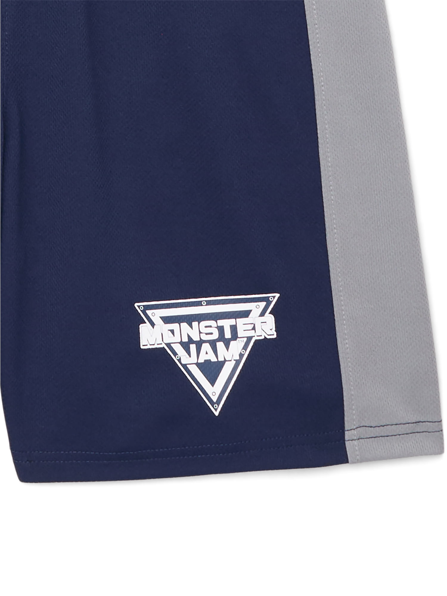 Monster Jam Boys Graphic Active T-Shirt and Mesh Shorts Set, 2-Piece, Sizes 4-12