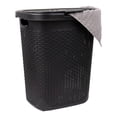 thumbnail image 1 of Cesto de ropa Mind Reader Slim para ropa, 50 litros, con tapa, 1 of 7