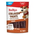 thumbnail image 1 of Botana para Perro Barkys Collagen Treats Palitos con Colágeno Natural Sabor Carne 12 Pzas, 1 of 4