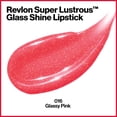thumbnail image 4 of Revlon Super Lustrous Glass Shine Lipstick, Moisturizing Lipstick with Aloe, 016 Glassy Pink, 0.15 oz, 4 of 8