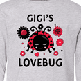 thumbnail image 4 of Inktastic Valentine's Day Gigi's Lovebug Long Sleeve Youth T-Shirt, 4 of 5