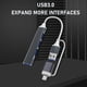 thumbnail image 4 of Adaptador Usb C a Usb Mini Tipo-C Expansión Del Hub, 4 Puertos Usb 3.0 Hub, 2.0 Hub, Estación de Adaptador de Tipo C, Tipo-C Divisor de Aluminio Usb Hub 3.0, 4 of 7