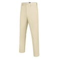 thumbnail image 3 of COOFANDY Men's Dress Pants Lightweight Stretch Dress Slacks Slim Fit Flat Front Suit Pants, 3 of 9