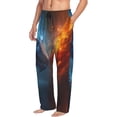 thumbnail image 6 of Sikiie Red And Blue Fire Dragon E Mens Pajama Pants Sleep & Lounge Pants, PJ Bottoms With elastic waistb and Pockets X-Large, 6 of 6