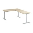 thumbnail image 2 of Move 60 Series 60W L Shaped Standing Desk in Natural Elm - Engineered Wood, 2 of 7