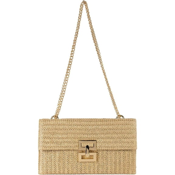 Women's Straw Shoulder Bags Woven Clutch Purse Summer Beach Handbags