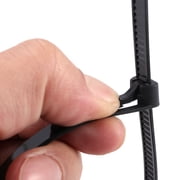 Releasable Zip Ties 12Inch Heavy Duty Zip Tie Thick Black 100Lb Tensile Strength Nylon Cable Wire Ties 100Pcs