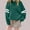 Green, variant on NAISIBABY Girls Long Sleeve Sweatshirt, Fleece-lined Soft Loose Striped Kids Casual Pullover Hoodie Tops Purple 7T