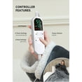 thumbnail image 3 of Wearable Electric Heated Throw Blanket with Hat-Faux Fur & Sherpa for Sofa Home Office Use, 3 of 14