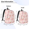 thumbnail image 3 of Bixox Daisy And Bee Printing Canvas Backpack Lightweight Casual Travel Backpack School Backpack Fits 15.6 Inch Notebook, 3 of 5