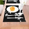 thumbnail image 5 of YFYANG Washable Heat-Resistant Placemats, 70% PVC/30% Polyester, Flowering Vine Pattern Kitchen Table Mat, 12" x 18" 6 Piece, 5 of 6