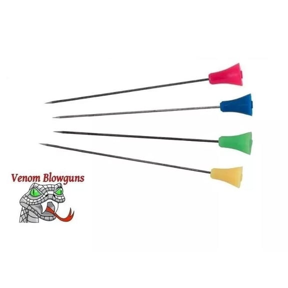 250 5" .40 Caliber Venom Blowguns Target Darts with Heavy Duty Cones