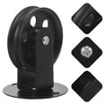 thumbnail image 2 of Wheel Pulley Hanging Lamp Chandelier Pulley Wheel Light Fixture Pulley DIY Lighting Accessory, 2 of 8