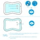 thumbnail image 4 of Colchoneta de agua para bebés, juguetes para bebés 3 6 9 meses Colchoneta inflable para juegos de agua para bebés con elementos de natación móviles Xemadio LN-0565, 4 of 8