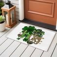 thumbnail image 4 of Bathroom Rugs 2x3 Ft, St. Patrick's Day Non Slip Area Rugs for Kitchen Bedroom Entryway, Spring Shamrock Leaf Gold Love Lucky Green Washable Carpet Runner Rug Floor Mats for Bedroom Home Decor, 4 of 8