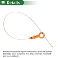 thumbnail image 6 of Unique Bargains Engine Oil Dipstick Oil Level Dip Stick Double Hole Indicator for Nissan 180SX 1989-1998 SR20DET Plastic No.1114052F00 Yellow, 6 of 6