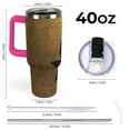 thumbnail image 2 of Hamilton The Musical 40 Oz Tumbler With Handle And Straw, Stainless Steel Vacuum Travel Mug, Double Wall Vacuum Insulated Tumbler With Lid, Water Bottle for Gifts Party Office Coffee, 2 of 8