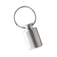 thumbnail image 2 of maskred 1/2/3/5 Practical Titanium Alloy Pill Box Keychain Container Case Bottle Storage Solution Style A 1 Pc, 2 of 6
