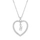 thumbnail image 5 of Fashionable and simple diamond-encrusted love necklace for women 26-letter heart necklace with temperament and versatile clavicle chain Couple jewelry Valentine's Day gift, 5 of 5
