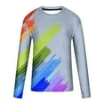 thumbnail image 4 of Qingpeng Mens T Shirts Graphic Print Causal Long Sleeve Tie Dye Pullover Shirts Workout Crewneck Sweatshirts Clothes Top, 4 of 4