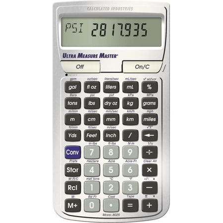 Calculated Industries U.s. Standard To Metric Conversion Calculator