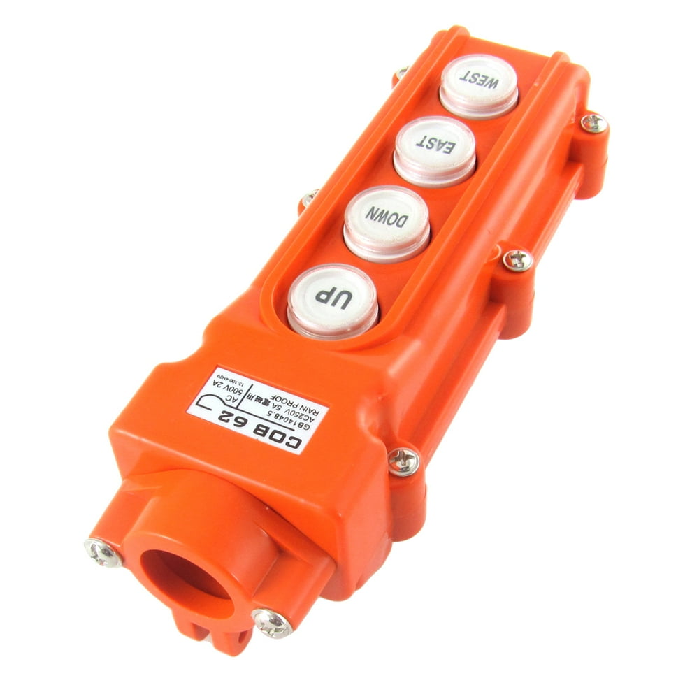 Rainproof Hoist Crane 4 Way Switch Control Station Up Down COB-62 ...
