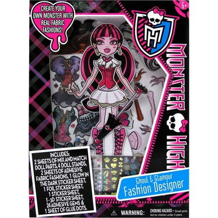 Monster High Ghoul and Glamour Paper Doll Fashion Kit