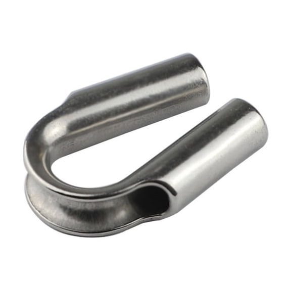 Wire Rope for Rings Rigging Fasteners Line Thimbles Silver Rings Clamp Winch Wire Loop