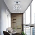 thumbnail image 4 of Chic Semi Flush Mount Light, Sparkly Crystal Decoration with Solid Aluminum Materials for Your Dream Home, 4 of 5